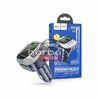 HOCO Bluetooth FM-transmitter/szivargyújtó töltő - 2xUSB + AUX + MP3 + PD30W + QC 3.0 - HOCO E75 - ezüst