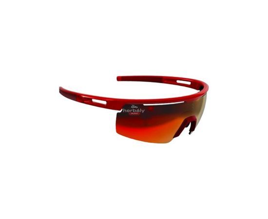 BBB BSG-57 kerékpáros szemüveg Avenger metallic piros keret fekete szárvéggel / PC füst MLC piros lencsékkel