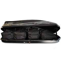 Thule Wingbar Edge 95 cm tetőcsomagtartó normáltetős autókhoz, fekete (Honda típusokra (THU_720500_KIT5126_721420_721320)