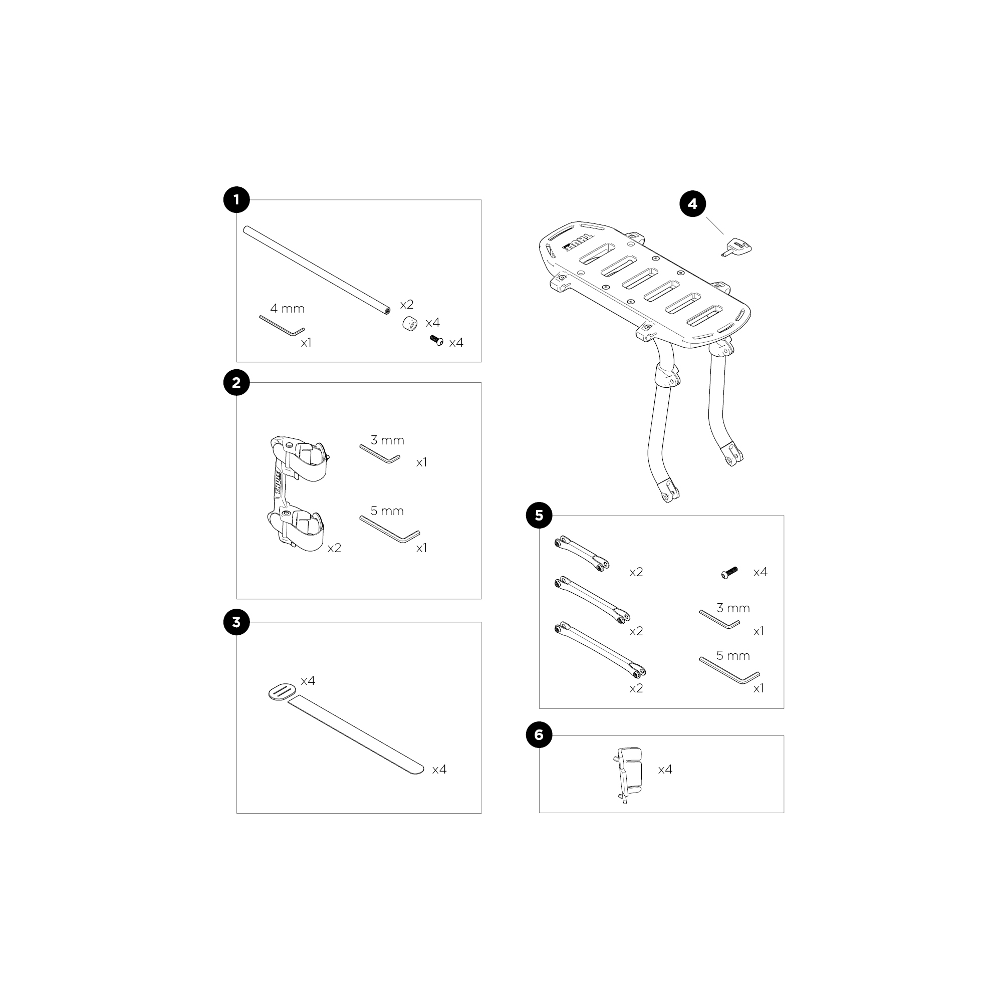 Thule Pack n Pedal Tour Rack 100090 kerékpár csomagtartó Thule Pack n Pedal Tour Rack 100090 kerékpár csomagtartó