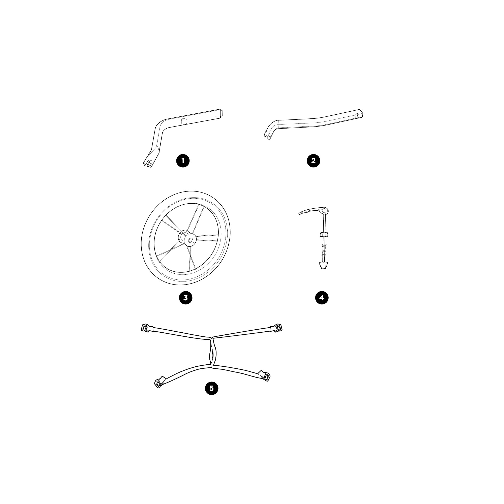 Thule Chariot futó kerék 20201301 Thule Chariot futó kerék 20201301