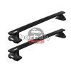 Thule Wingbar EVO 127 cm alumínium tetőcsomagtartó normáltetős autókhoz, fekete (Chevrolet, Daewoo... típusokra (THU_710500_KIT5183_711320)