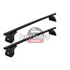 Thule SquareBar 108 cm acél tetőcsomagtartó fix rögzítési ponttal rendelkező Nissan típusokra (THU_753000_KIT3014_712100)