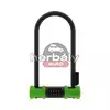 ABUS számzáras U-lakat AB_86740 Ultra Combo 410C/170HB230 zöld SH34 tartóval