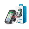 Univerzális kerékpárra szerelhető, por- és cseppálló telefontartó max. 5,7", méretű készülékekhez - Forever BH-100XL Bike Holder - fekete