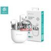 Devia TWS Bluetooth sztereó headset v5.0 + töltőtok - Devia Joy A10 Series True Wireless Earphones with Charging Case - fehér