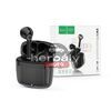 HOCO TWS Bluetooth sztereó headset v5.1 + töltőtok - HOCO EW15 True Wireless Earphones with Charging Case - fekete