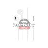 Apple gyári sztereó felvevős fülhallgató 3,5 mm jack csatlakozóval, mikrofonnal - MD827ZM/A - fehér (ECO csomagolás)