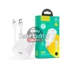 HOCO hálózati töltő adapter Type-C bemenettel + 1 m-es Type-C - Lightning kábel - 25W - HOCO N22 Charger Set PD + QC - fehér
