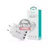 Devia 3xUSB hálózati töltő adapter - 5V/3,4A - Devia Smart Series 3 USB Charger - fehér