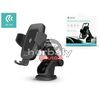 Devia szellőzőrácsba illeszthető / műszerfalra ragasztható vezeték nélküli autóstöltő/tartó - 5V/2A - Devia Navigation Wireless Charger Car Mount - 10W - Qi szabványos - fekete