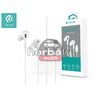 Devia sztereó felvevős headset USB Type-C csatlakozóval - Devia Smart Series In-Ear Wired Earphone with Type-C (Digital) - fehér