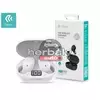 Devia TWS Bluetooth sztereó headset v5.0 + töltőtok - Devia Joy A6 Series True Wireless Earphones with Charging Case - fehér