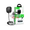HOCO Bluetooth FM-transmitter/autós kihangosító - USB + MP3 + AUX + kártyaolvasó- Hoco E65 Wireless FM-Transmitter - fekete