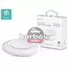 Devia Qi univerzális vezeték nélküli töltő állomás - 15W - Devia Allen Series V3Ultra-Thin Wireless Charger - fehér