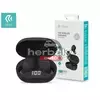 Devia TWS Bluetooth sztereó headset v5.0 + töltőtok - Devia Joy A6 Series True Wireless Earphones with Charging Case - fekete