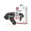 XO Bluetooth FM-transmitter/szivargyújtó töltő - 2xUSB + MP3 + Pendrive lejátszás + RGB Light + PD25W Fast Charger - XO BCC09 - fekete