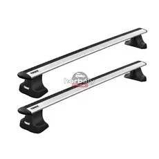 Thule Wingbar EVO alumínium tetőcsomagtartó normáltetős autókhoz (THU_754002_KIT1732_711300)