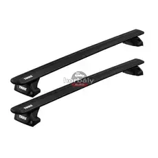 Thule Wingbar EVO 108 cm tetőcsomagtartó integrált tetősines autókhoz, fekete (Mini típusokra (THU_710600_KIT6039_711120)