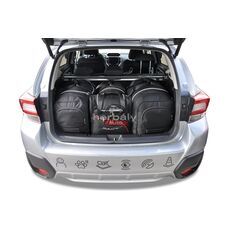 Kjust utazótáska szett Subaru Xv 2017+, 4 darab táskával (7038023)