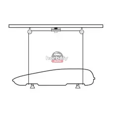 Cruz Lift 940-403 többfunkciós emelőrendszer, fekete Cruz Lift 940-403 többfunkciós emelőrendszer, fekete