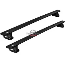 Thule Wingbar EVO 127 cm tetőcsomagtartó fixpontos autókhoz, fekete (Volkswagen típusokra (THU_710700_KIT7030_711320)