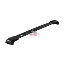 Thule Wingbar Edge 108 cm x 108 cm tetőcsomagtartó tetőkorláttal ellátott autókhoz, fekete (Dacia típusokra (THU_720400_711120_711120)