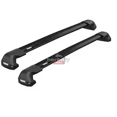 Thule Wingbar Edge 104 cm tetőcsomagtartó fixpontos autókhoz, fekete (Volkswagen típusokra (THU_720700_KIT7030_721520_721520) 