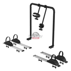 CRUZ Tailo 940-442 kerékpártartó adapter 2db kerékpárhoz, fekete CRUZ Tailo 940-442 kerékpártartó adapter 2db kerékpárhoz, fekete