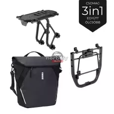 Kerékpár táska szett Thule Chasm 22L 3205468 3az1-ben, black