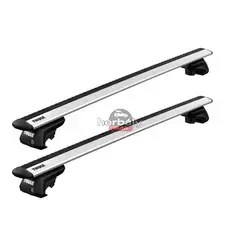 Thule Wingbar EVO 127 cm alumínium tetőcsomagtartó tetőkorláttal ellátott Audi, BMW... típusokra (THU_710410_711300)