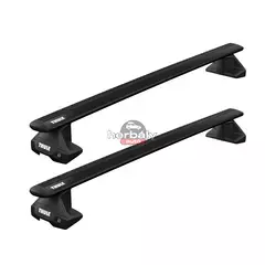Thule Wingbar EVO 135 cm alumínium tetőcsomagtartó normáltetős autókhoz, fekete (Volkswagen típusokra (THU_710500_KIT5075_711420)