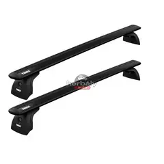 Thule Wingbar EVO 135 cm alumínium tetőcsomagtartó fix rögzítési ponttal rendelkező autókhoz, fekete (Volkswagen típusokra (THU_751000_KIT3057_711420)