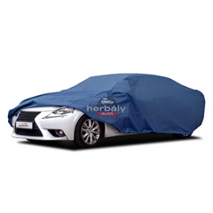 CarPassion Premium XL ferdehátú és kombi 100104 takaróponyva autóra, kék/fekete