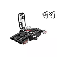 Thule EasyFold XT FIX4BIKE F 966500 3-as kerékpártartó vonóhorogra, Fekete