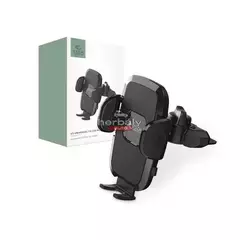 Univerzális CD-lejátszóba illeszhető PDA/GSM autós tartó - Tech-Protect Universal CD Car Mount V3 - fekete