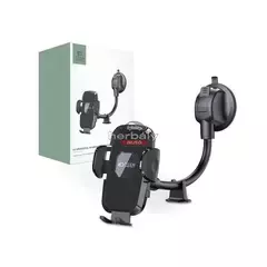 Univerzális műszerfalra/szélvédőre helyezhető PDA/GSM autós tartó - Tech-ProtectUniversal Windshield Dashboard Car Mount V3W-D - fekete