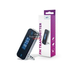 Setty Bluetooth FM-transmitter/autós kihangosító AUX csatlakozóval - Setty TFM-01 - fekete/ezüst