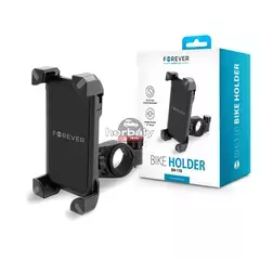 Univerzális kerékpárra szerelhető telefontartó - Forever BH-110 Bike Holder - fekete