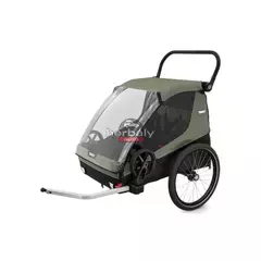 Thule Courier 10102002 kerékpáros gyermekhordozó, vintage green