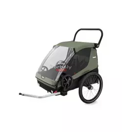 Thule Courier 10102002 kerékpáros gyermekhordozó, vintage green