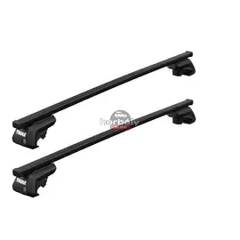 Thule SquareBar acél tetőcsomagtartó tetőkorláttal ellátott autókhoz (THU_710400_712200)