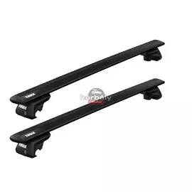 Thule Wingbar EVO alumínium tetőcsomagtartó tetőkorláttal ellátott autókhoz, fekete (THU_710400_711220)