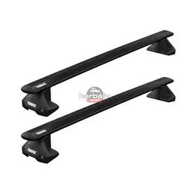 Thule Wingbar EVO 150 cm alumínium tetőcsomagtartó normáltetős autókhoz, fekete (Ford típusokra (THU_710500_KIT5258_711520)