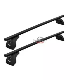 Thule SquareBar 150 cm acél tetőcsomagtartó fix rögzítési ponttal rendelkező Ford típusokra (THU_753000_KIT3123_712500)