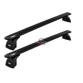 Thule Wingbar EVO 118 cm alumínium tetőcsomagtartó integrált tetősines autókhoz, fekete (SsangYong típusokra (THU_753000_KIT4045_711220)