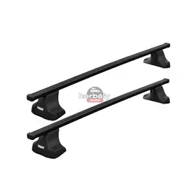 Thule SquareBar acél tetőcsomagtartó normáltetős autókhoz (THU_754002_KIT1805_712300)