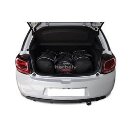 Kjust utazótáska szett Citroen Ds3 Hatchback 2009-2016, 3 darab táskával (7010010)