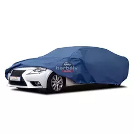 CarPassion Premium M ferdehátú és kombi 100100 takaróponyva autóra, kék/fekete