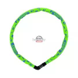 ABUS lakat AB_87498  Steel-O-Chain 4804C/75 lime jel-kódos